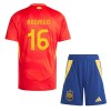 Maglia ufficiale Spagna Rodrigo 16 Casa Euro 2024 per Bambino